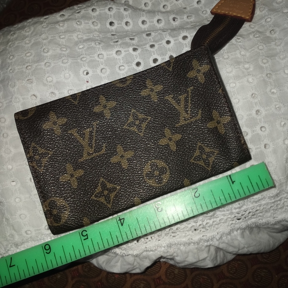 Authentic louis Vuitton zipper wallet vintage used pristine condition - Picture 7 of 10